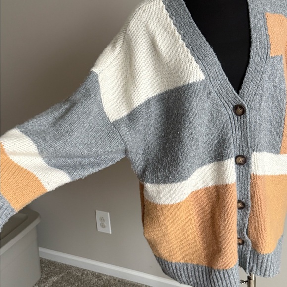 Love Riche Multicolor Patchwork Cardigan - Picture 2 of 5